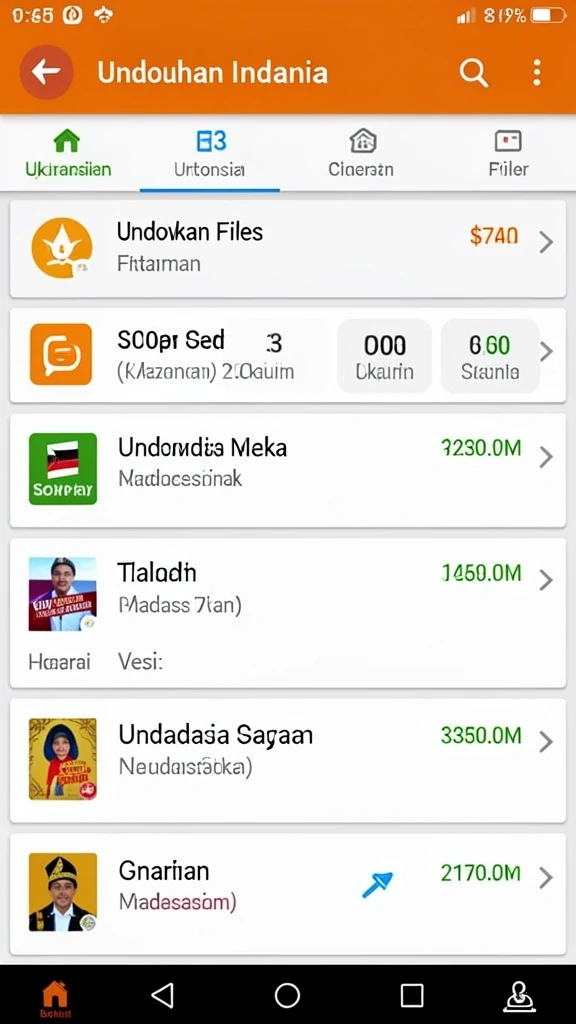 Berbagai mesin slot dengan tema yang beragam.