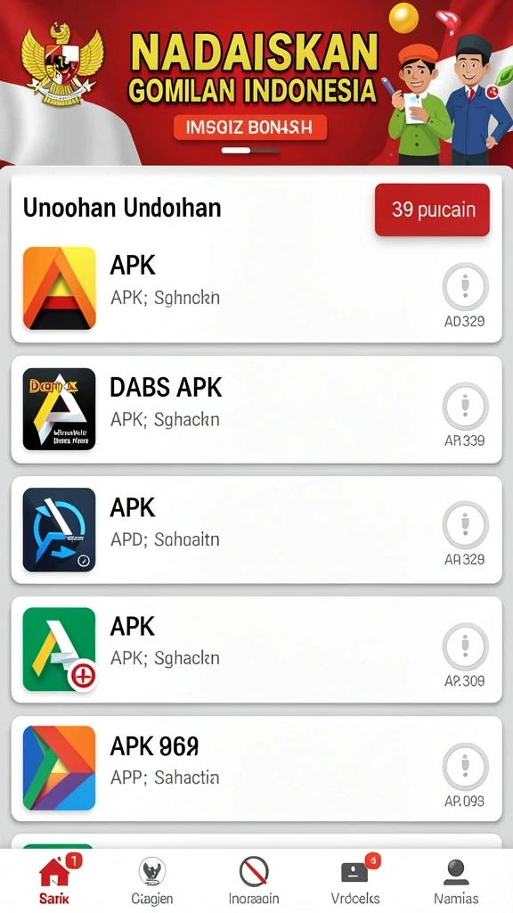 Beragam permainan slot dengan tema yang bervariasi.