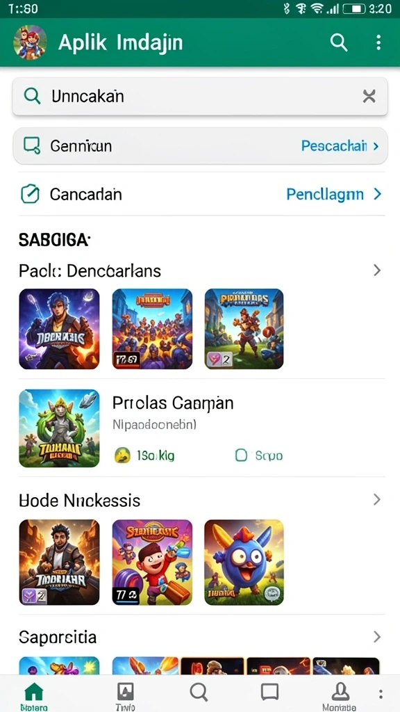 Tampilan grafis F32 yang menawan dan futuristik.