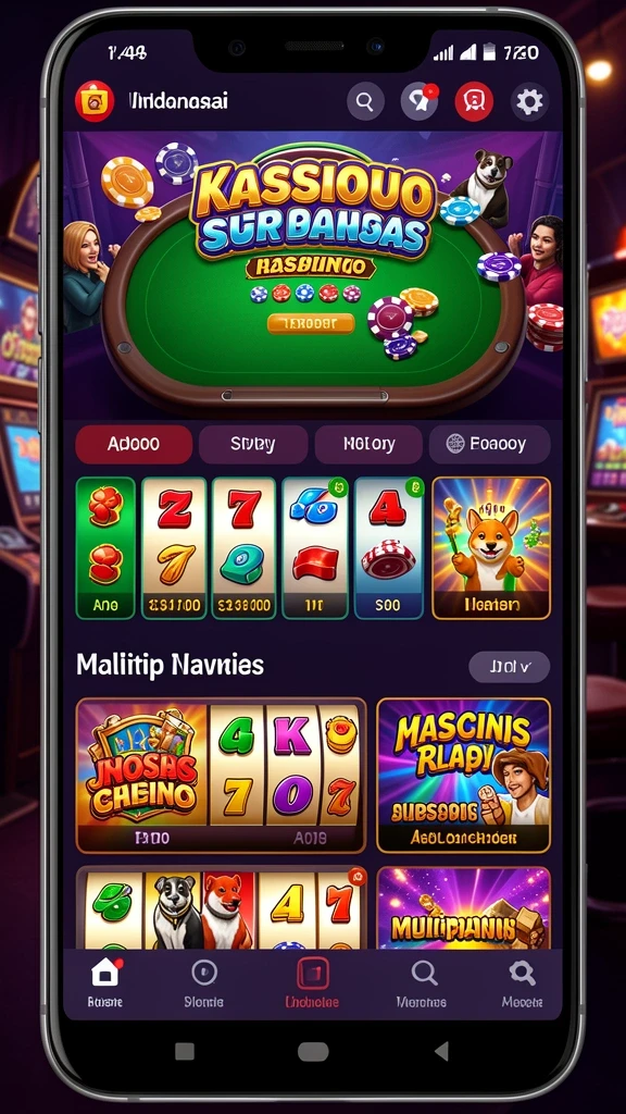 Beragam pilihan permainan slot yang tersedia.