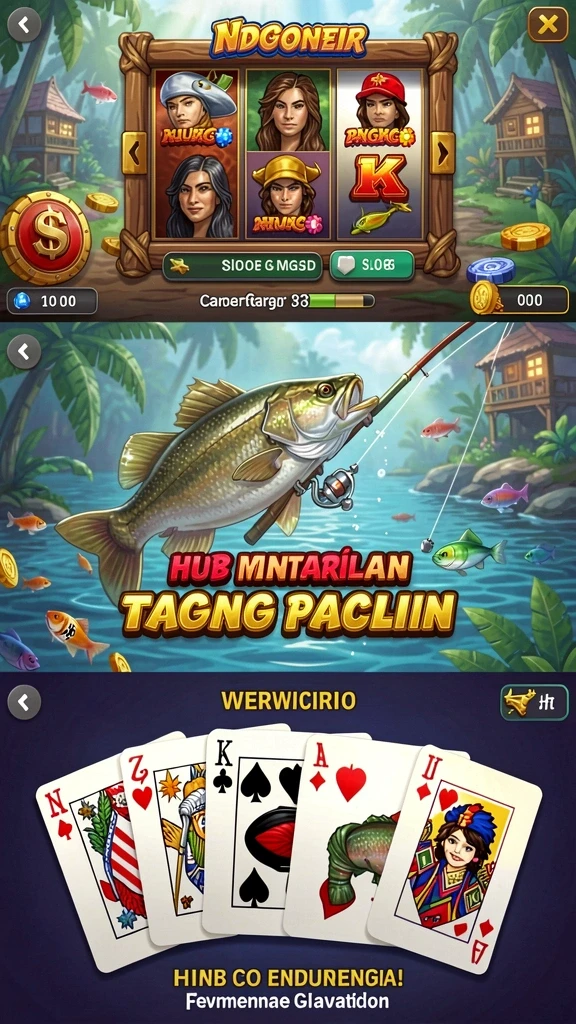 Berbagai jenis permainan slot yang mengasyikkan.