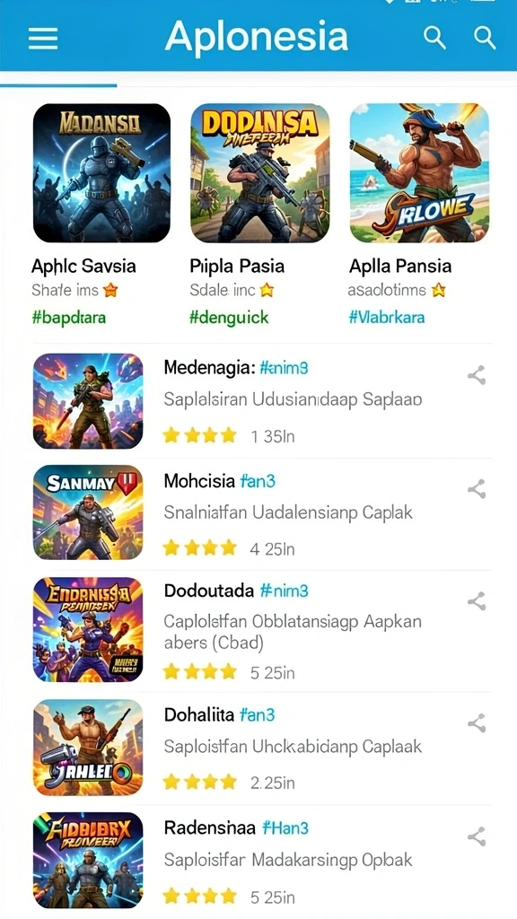 Tampilan utama aplikasi GUS77 yang menarik perhatian.