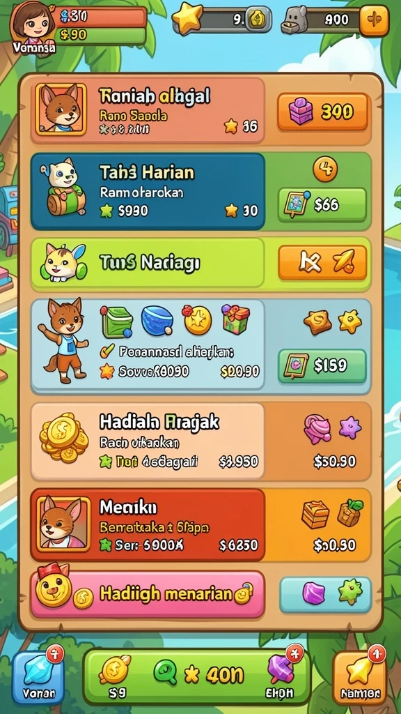 Sistem reward yang membuat setiap putaran lebih mendebarkan.