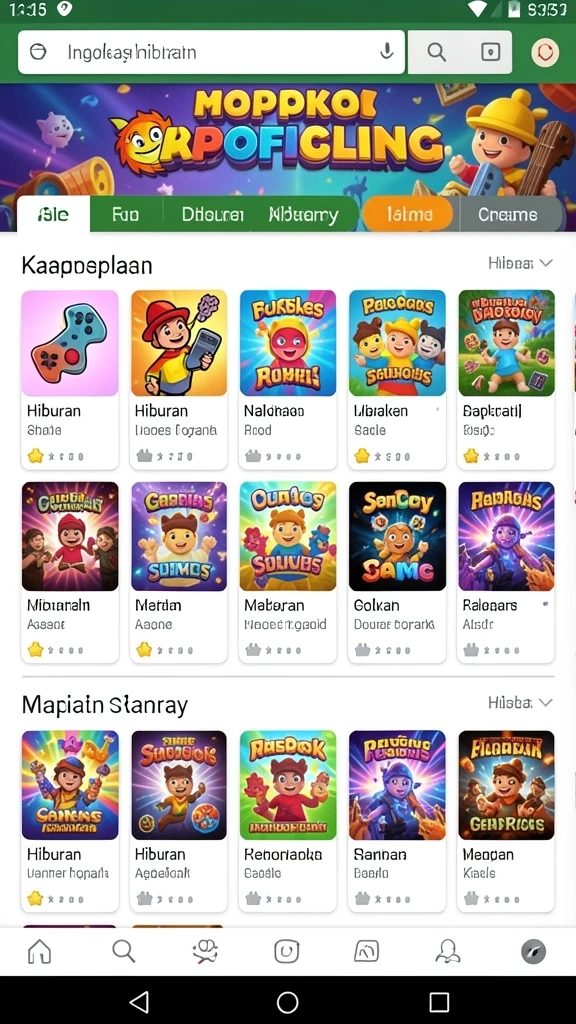 Tampilan grafis yang menawan dan modern.