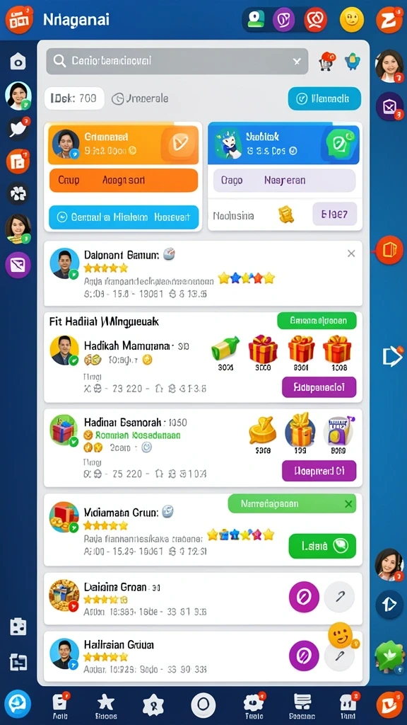 Fitur komunitas yang membuat permainan lebih sosial.