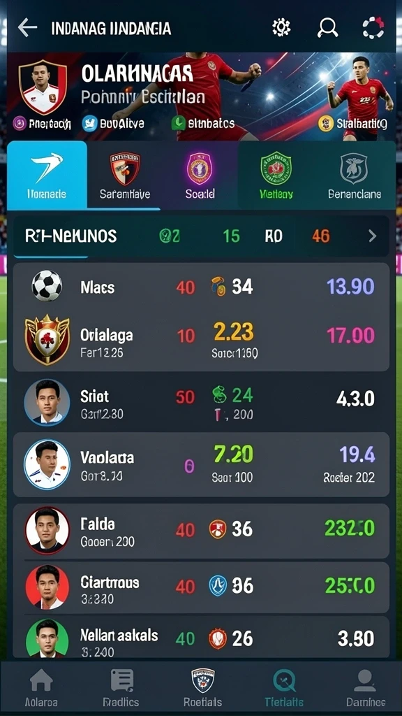 Interaksi sosial dengan pemain lain dalam game.