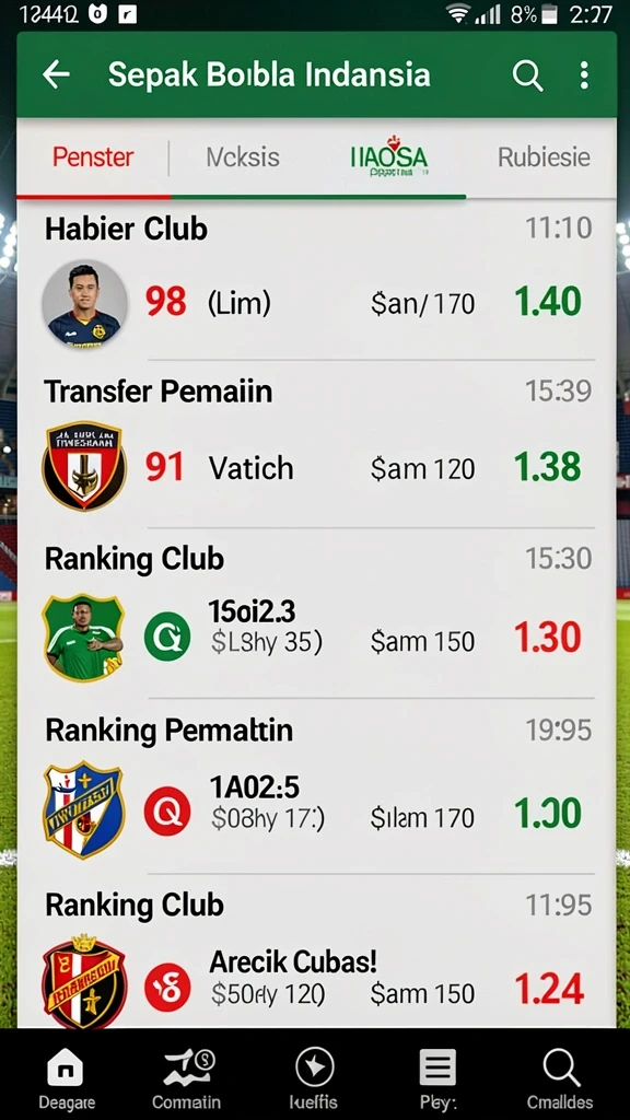 Tampilan antarmuka pengguna yang menarik.