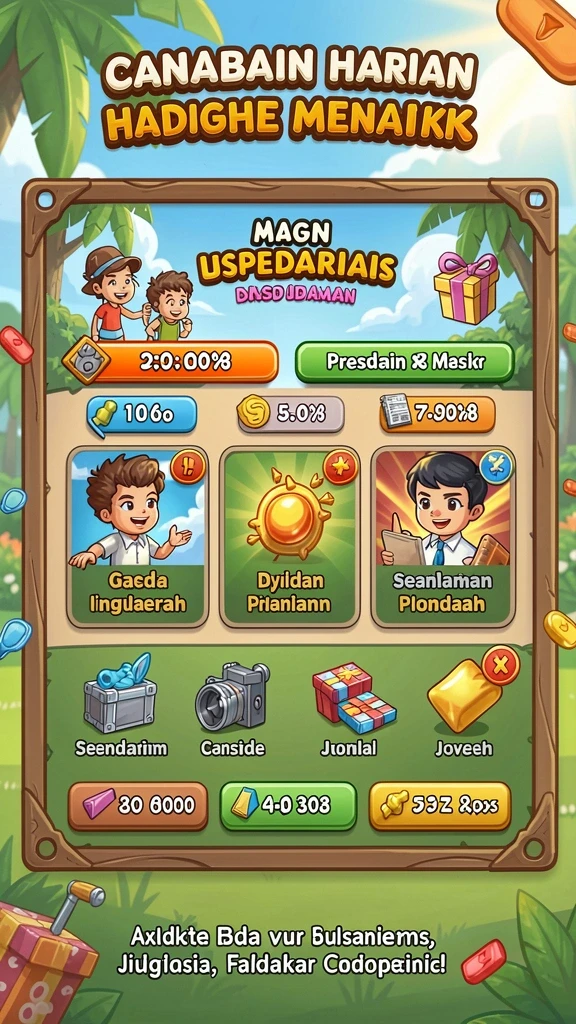 Tampilan awal yang menarik dan user-friendly.