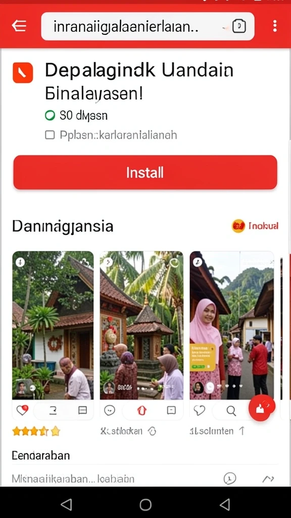 Tampilan antarmuka yang intuitif dan ramah pengguna.