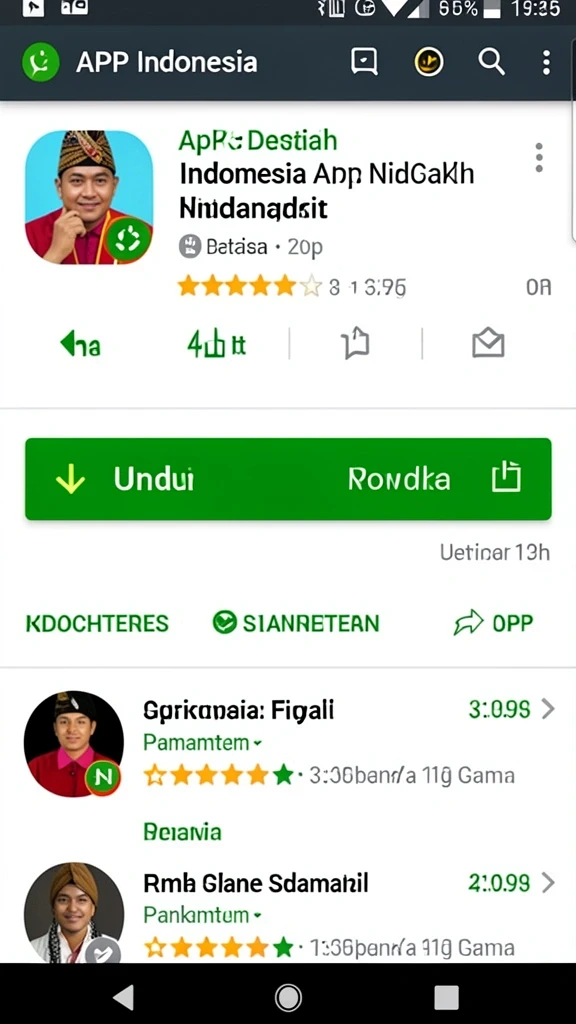 Antarmuka yang sederhana dan ramah pengguna.