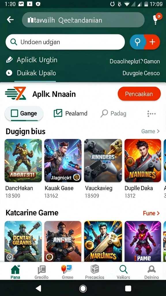Tampilan antarmuka yang menarik dan user-friendly.
