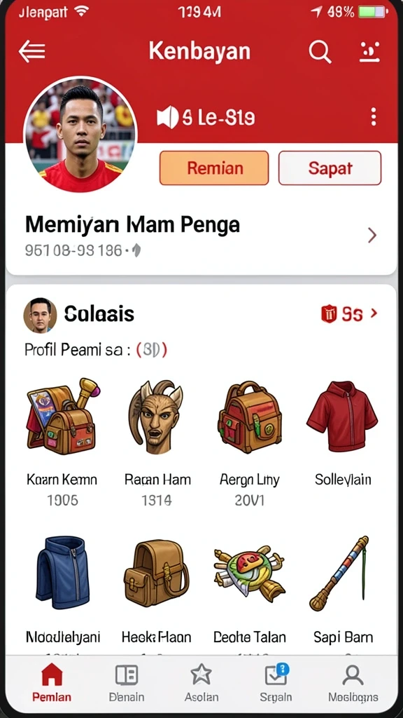 Tampilan permainan yang menarik dan colorful.