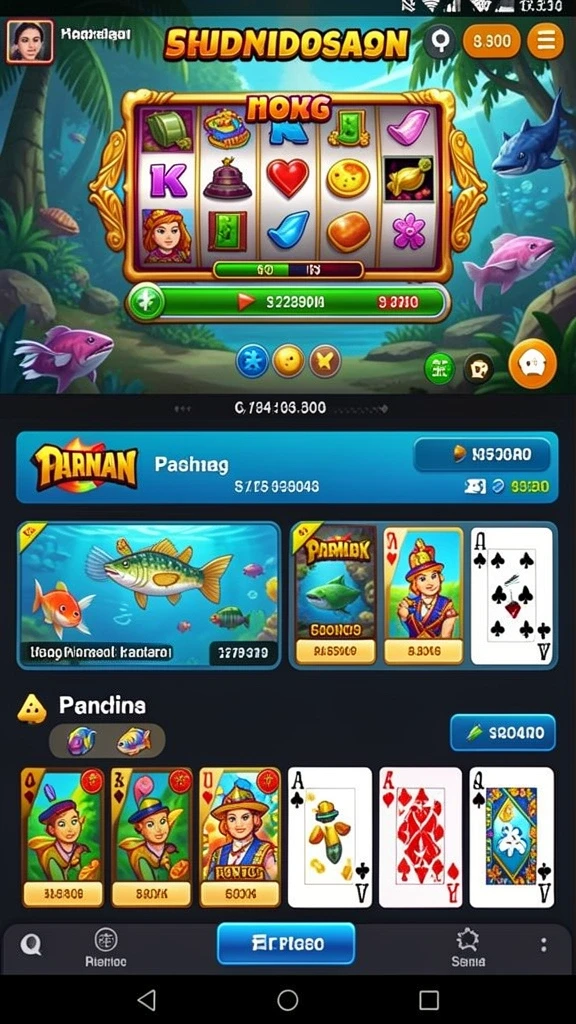 Screenshot memperlihatkan fitur bonus yang menguntungkan.