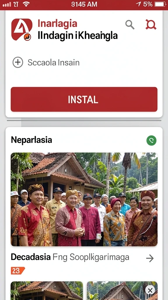 Tampilan antarmuka yang ramah pengguna.